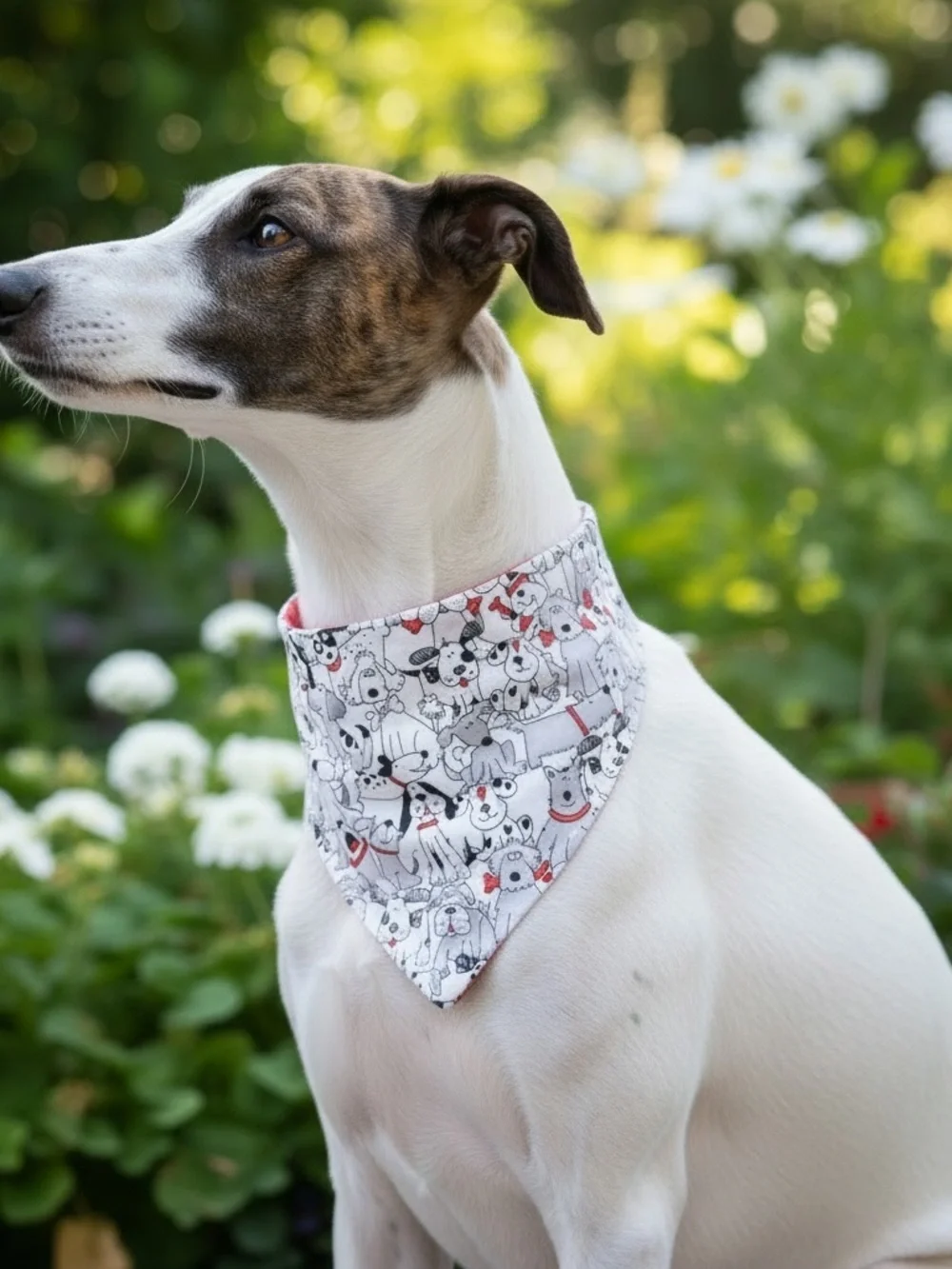 Handmade Reversible Tie-On Dog Bandana